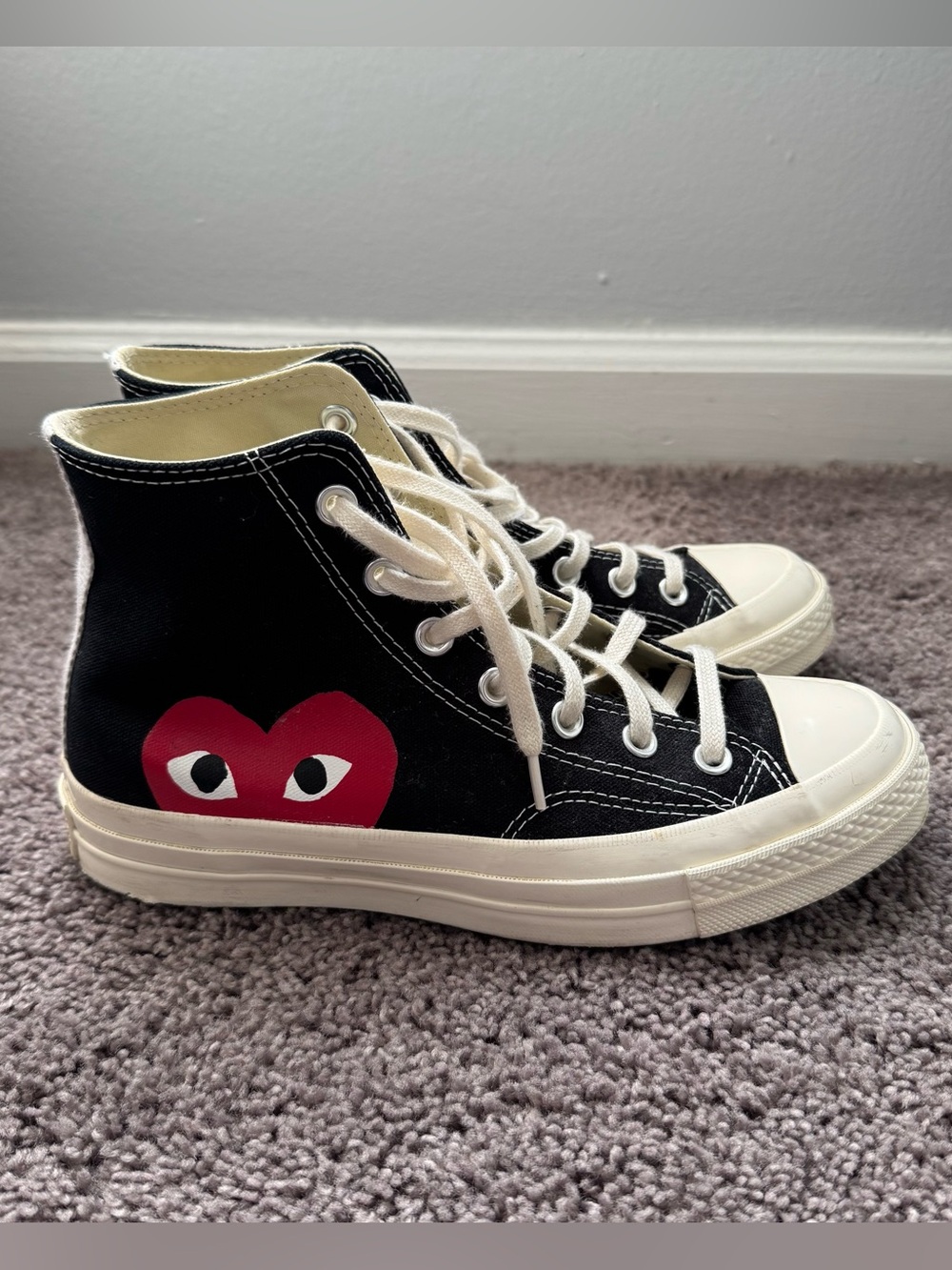 Comme Des Garcons PLAY x Converse Chuck 70 Sneakers